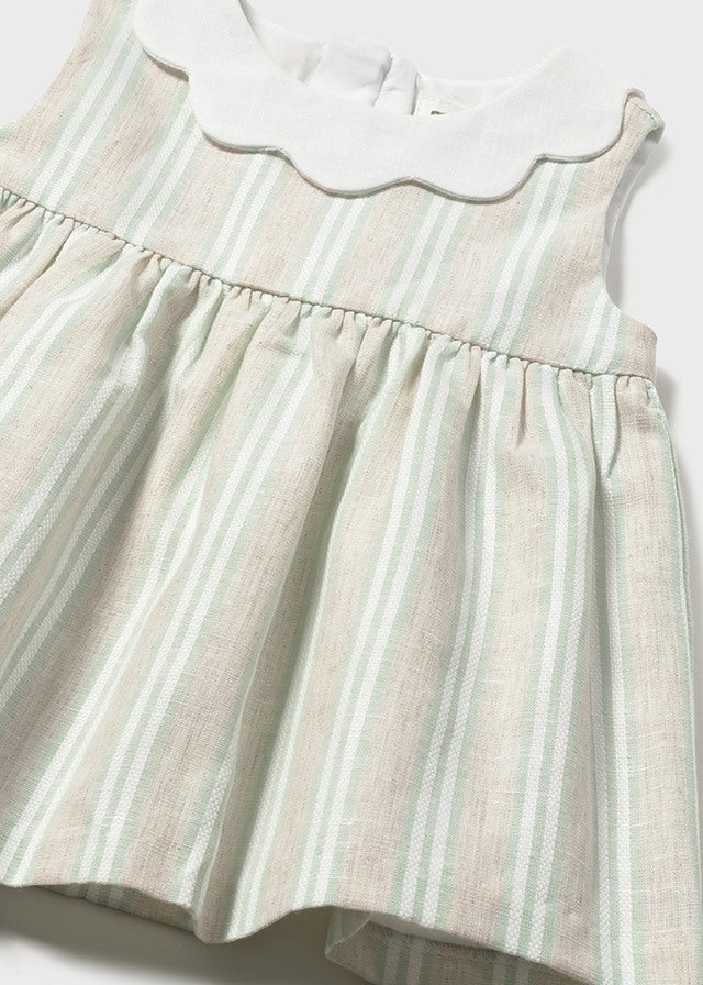 Vestito Righe Lino
