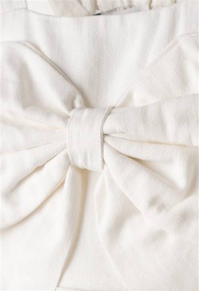 SET PANTALONCINI JEANS E TOP BIANCO