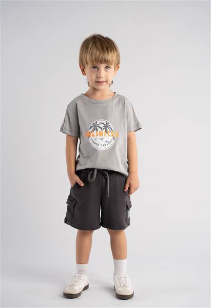 SET T-SHIRT M/C CON PANTALONCINI IN TUTA