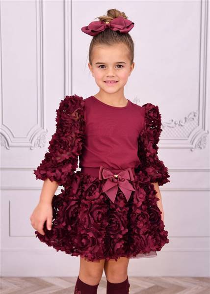 COMPLETO CON GONNA 3D TULLE