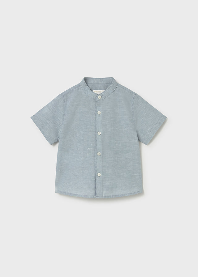 Camicia M/c Collo Coreana
