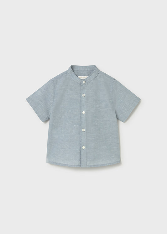 Camicia M/c Collo Coreana