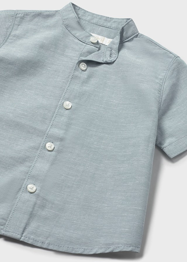 Camicia M/c Collo Coreana