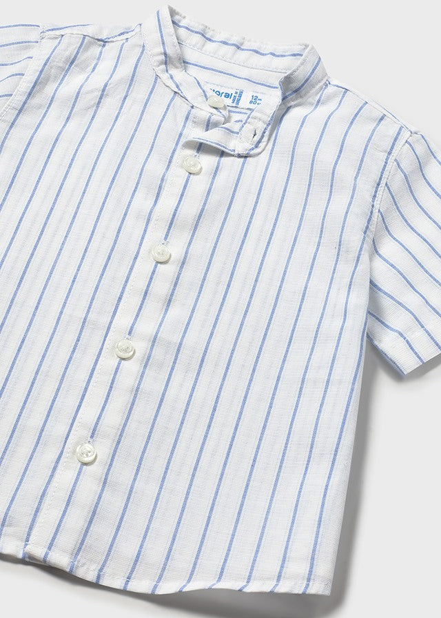 Camicia M/c Collo Coreana