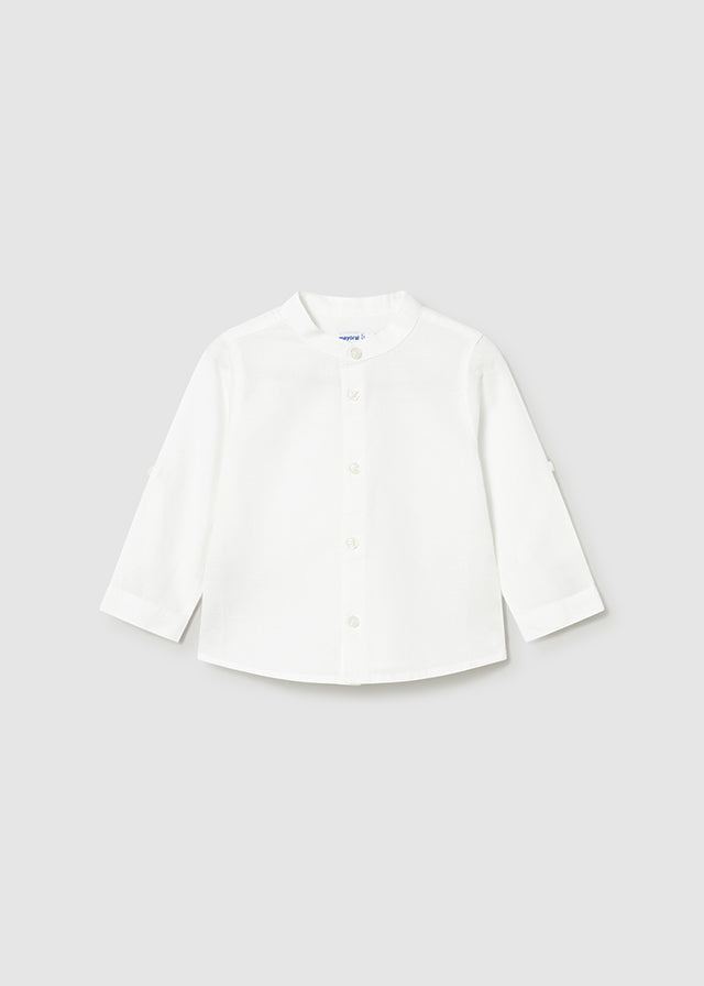 Camicia M/l Lino Collo Coreana