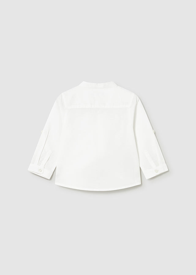 Camicia M/l Lino Collo Coreana
