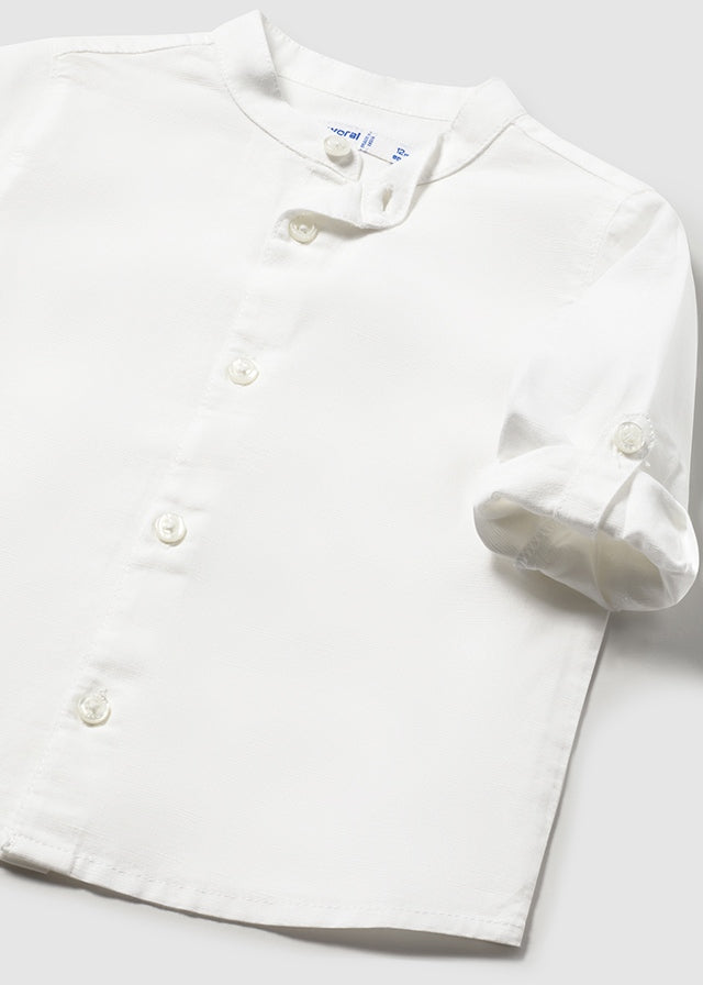 Camicia M/l Lino Collo Coreana