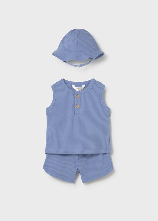 Completo Pant Corto E Cappello