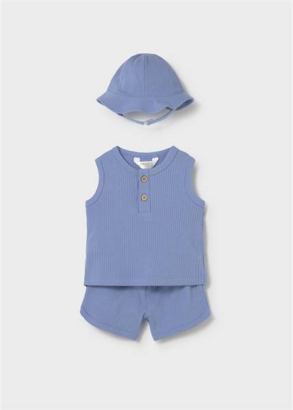 COMPLETO PANT CORTO E CAPPELLO