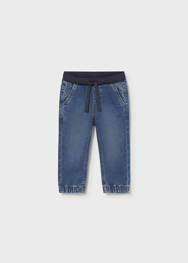 Pantalone Soft Demin Jogger