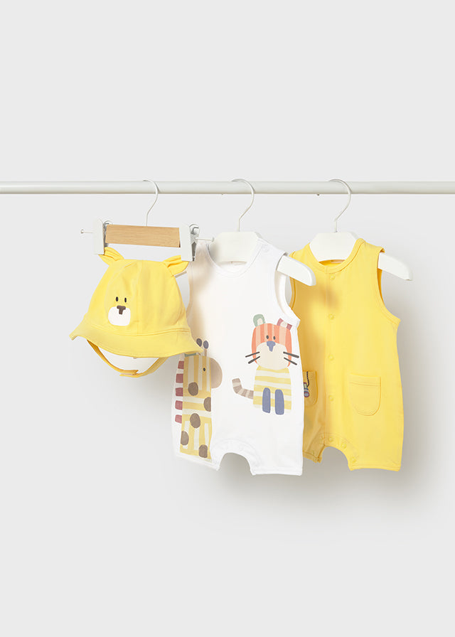Set 2 Tutine Corte Con Cappello