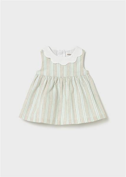VESTITO RIGHE LINO