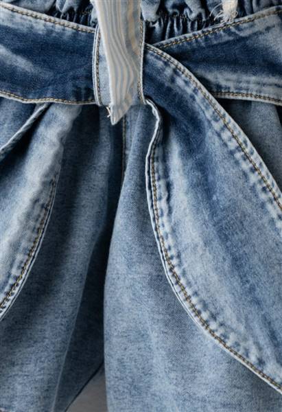 SET CAMICIA M/C TOP E PANTALONCINI JEANS