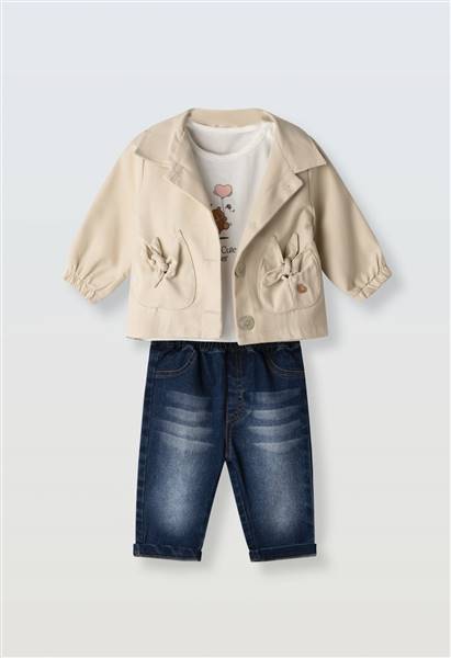 COMPLETO 3PZ GIACCA JEANS