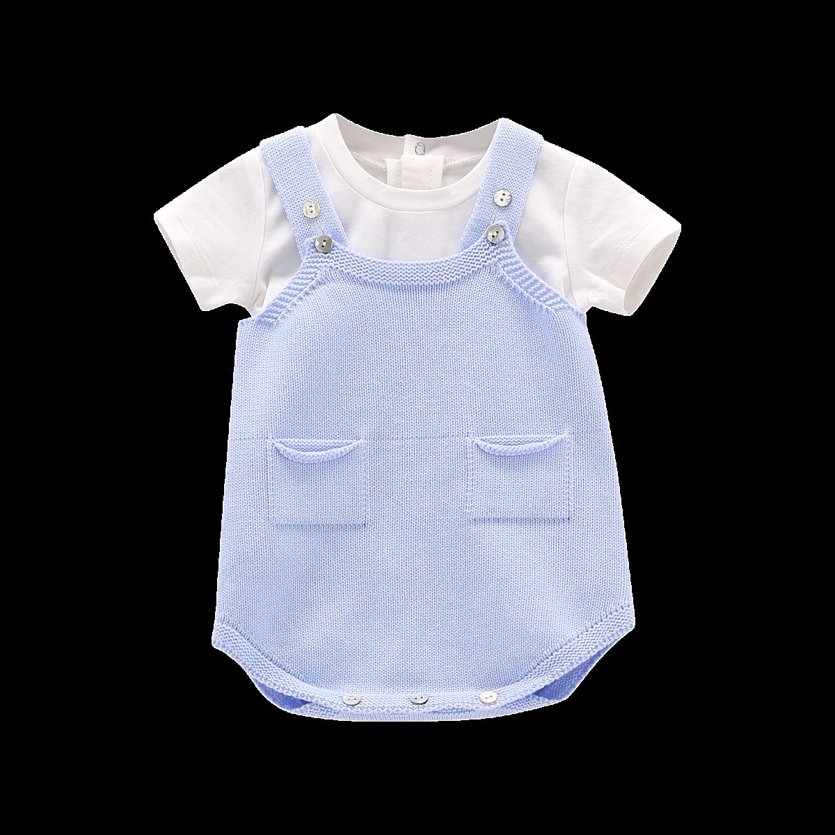 Completo Tricot E Jersey Stretch Neonato