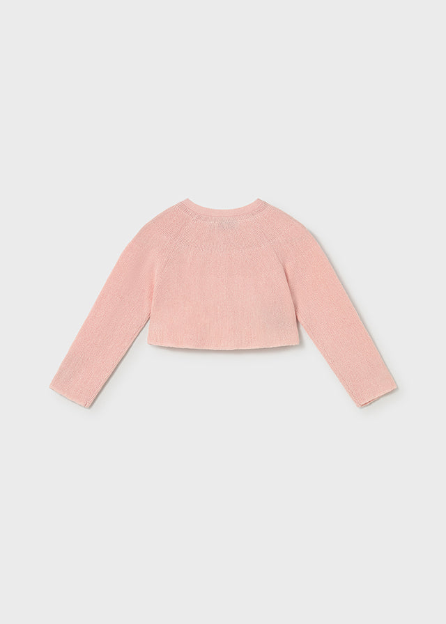 Cardigan Tricot Basico Girocollo
