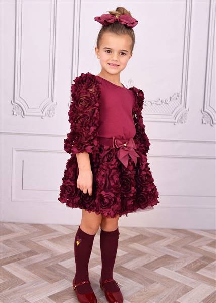 COMPLETO CON GONNA 3D TULLE