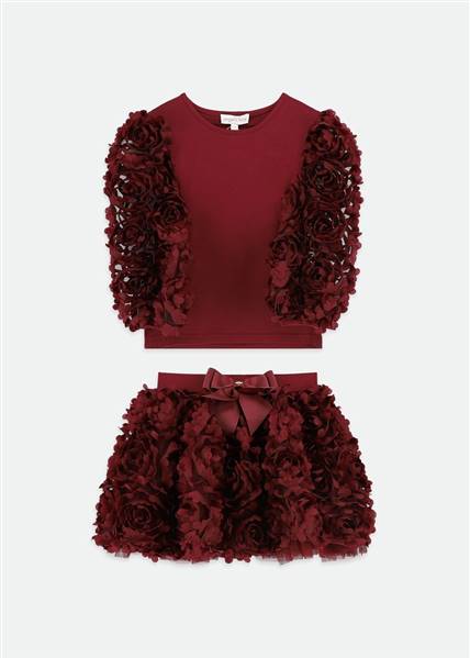 COMPLETO CON GONNA 3D TULLE