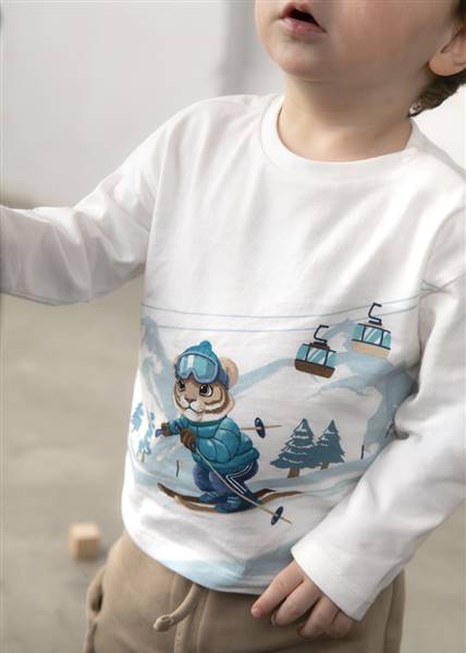 MAGLIA MANICA LUNGA PAESAGGI
