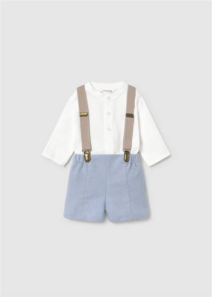 COMPLETO PANTALONE CAMICIA BRETELLE