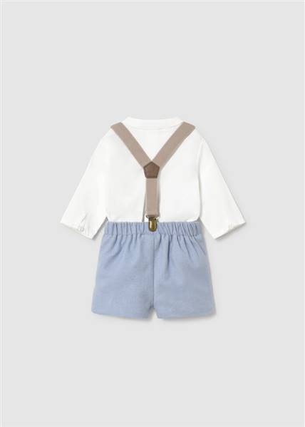 COMPLETO PANTALONE CAMICIA BRETELLE