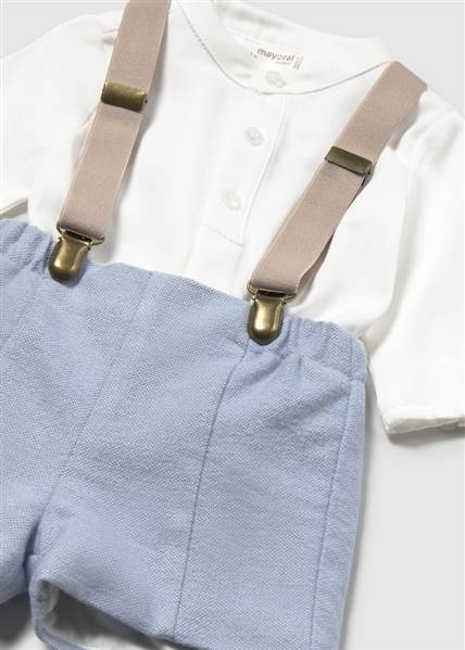COMPLETO PANTALONE CAMICIA BRETELLE