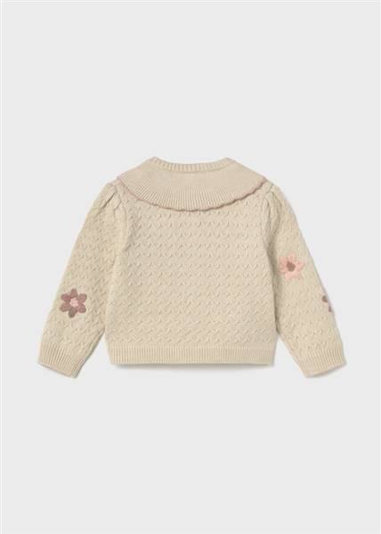 CARDIGAN TRICOT FIORI RICAMI