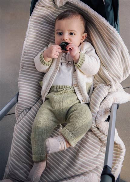 COMPLETO PANTALONE 3 PEZZI TRICOT