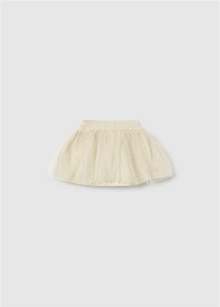 COMPLETO GONNA TRICOT E TULLE