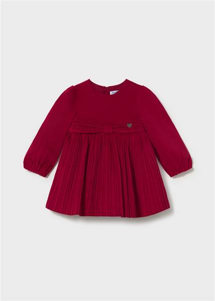VESTITO VELLUTO PLISSETTATO