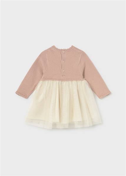 VESTITO TRICOT E TULLE