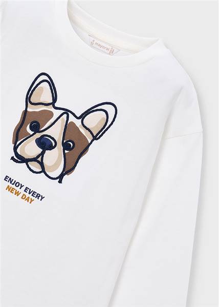 MAGLIA M/L RICAMATA