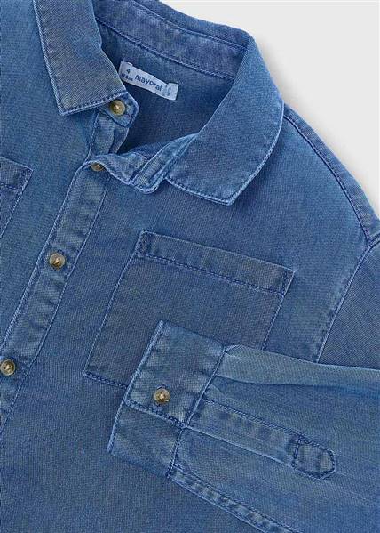 CAMICIA M/L JEANS
