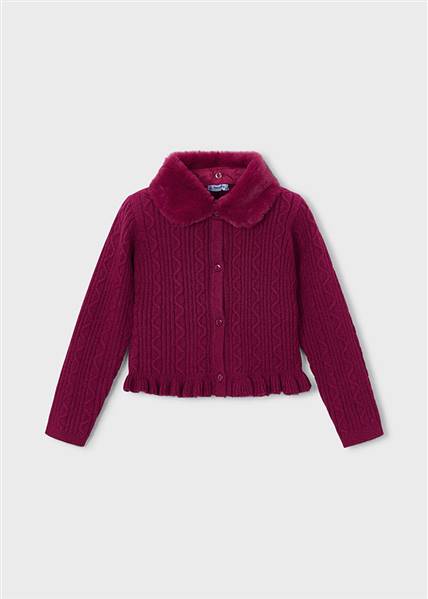 CARDIGAN TRICOT COLLETTO PELL