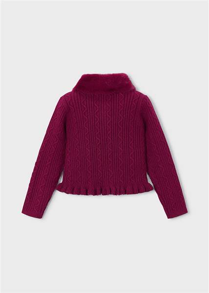 CARDIGAN TRICOT COLLETTO PELL