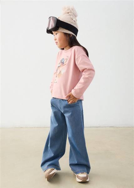 PANTALONE LUNGO KNIT DENIM