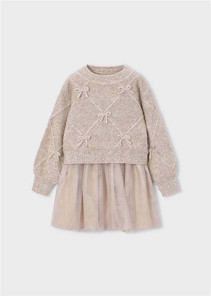 VESTITO TRICOT COMBINATO
