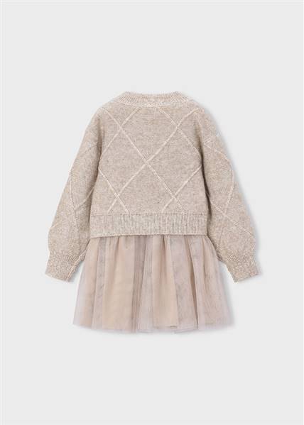 VESTITO TRICOT COMBINATO