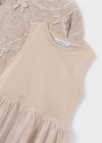 VESTITO TRICOT COMBINATO