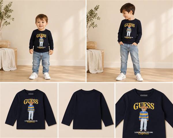 MAGLIA MANICA LUNGA GUESS