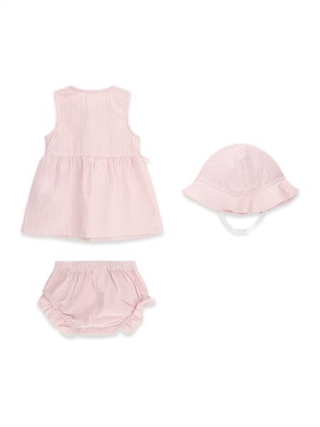 SET CAPPELLO + VESTITO + CULOTTE